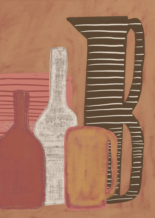 Jugs and bottles | Canvas