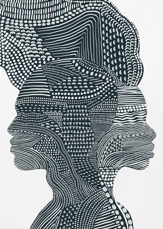 Tribal Couple | Canvas