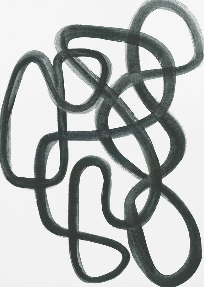 Abstract in Black | Canvas