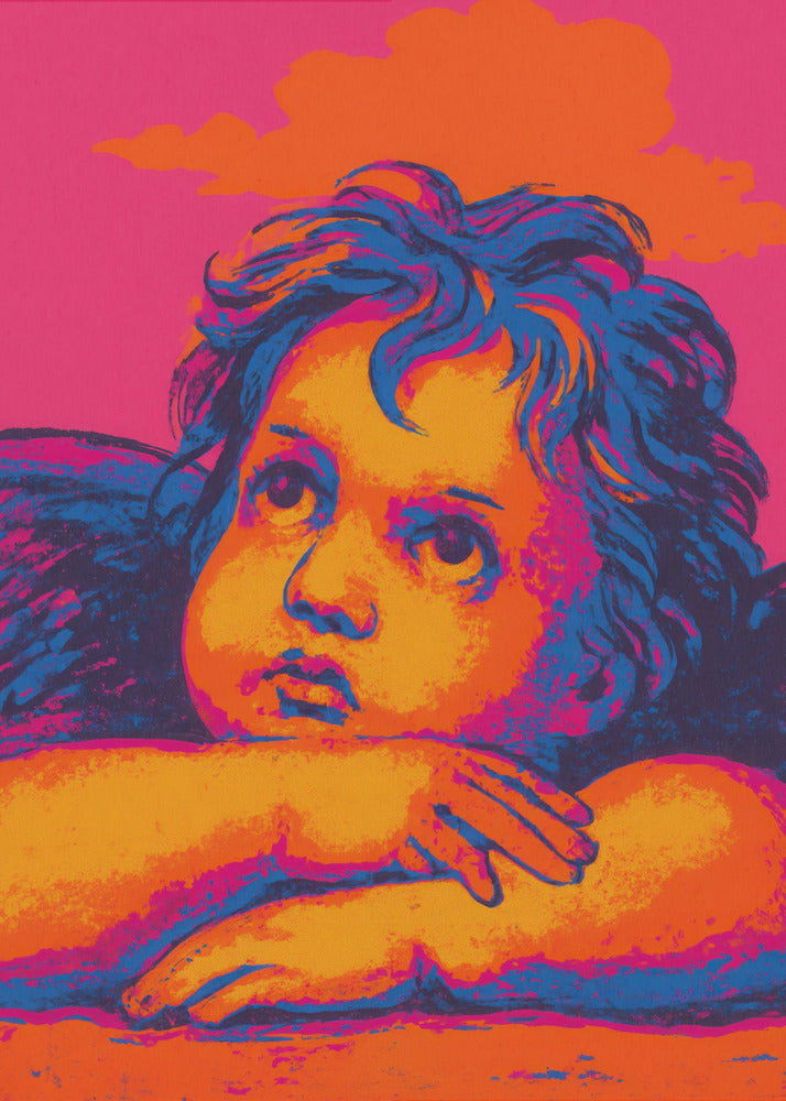 Vibrant Cherub Dreams | Poster