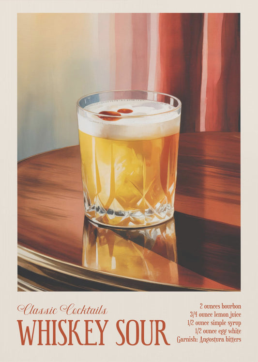 Classic Cocktails - Whiskey Sour | Canvas