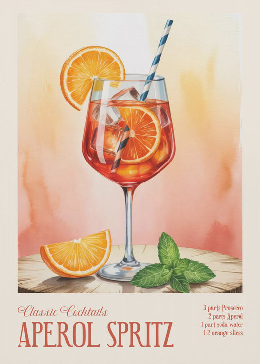 Classic Cocktails - Aperol Spritz | Canvas