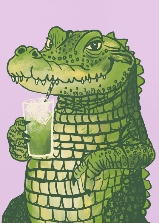 Matcha crocodile | Poster