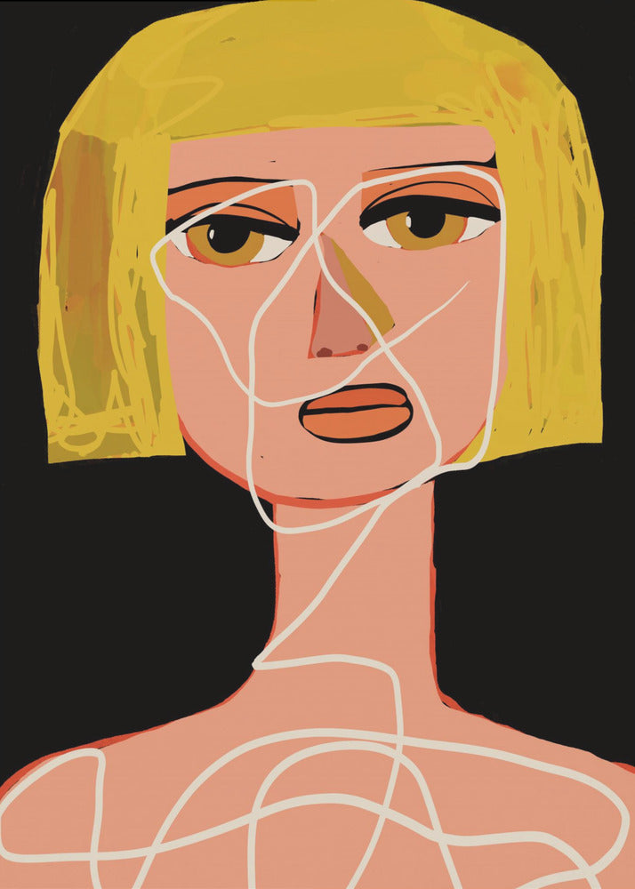 Tied up woman Tangled | Poster