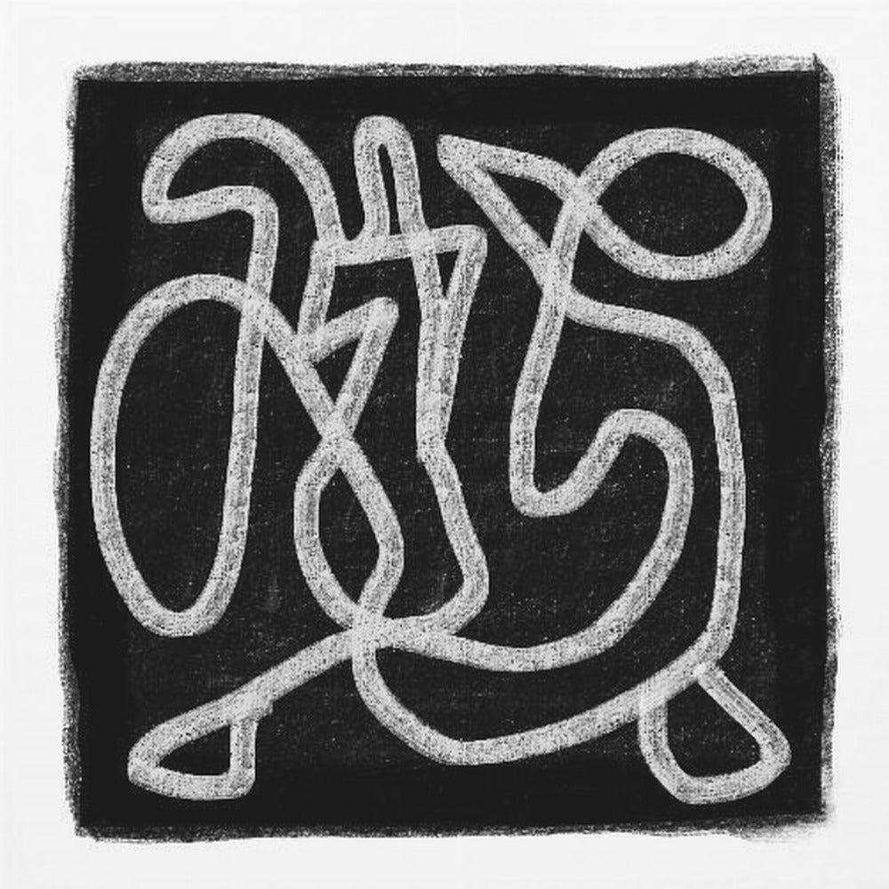 Black Scribble 3 | Canvas