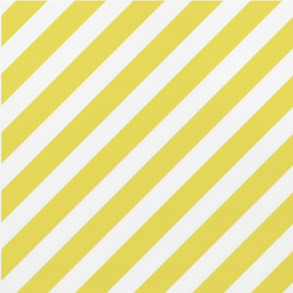 Yellow and White Stripes | Canvas
