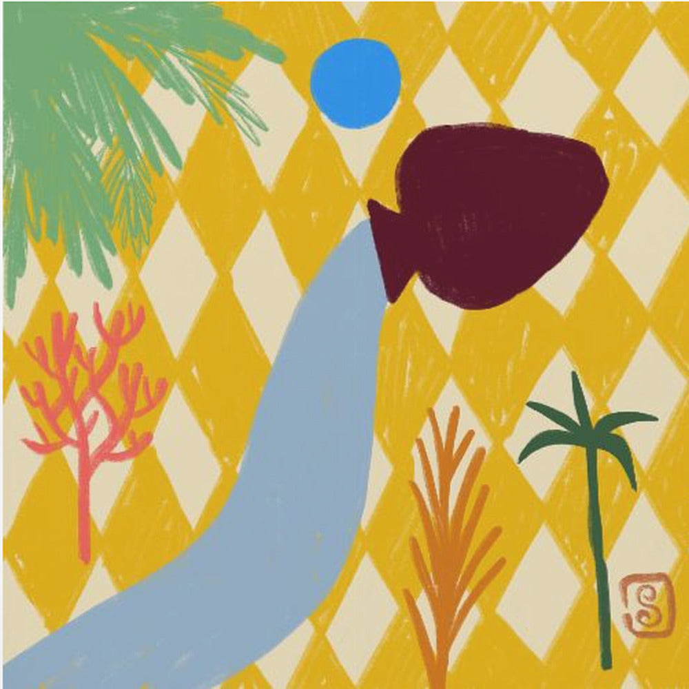 Vibrant Oasis Flow | Canvas