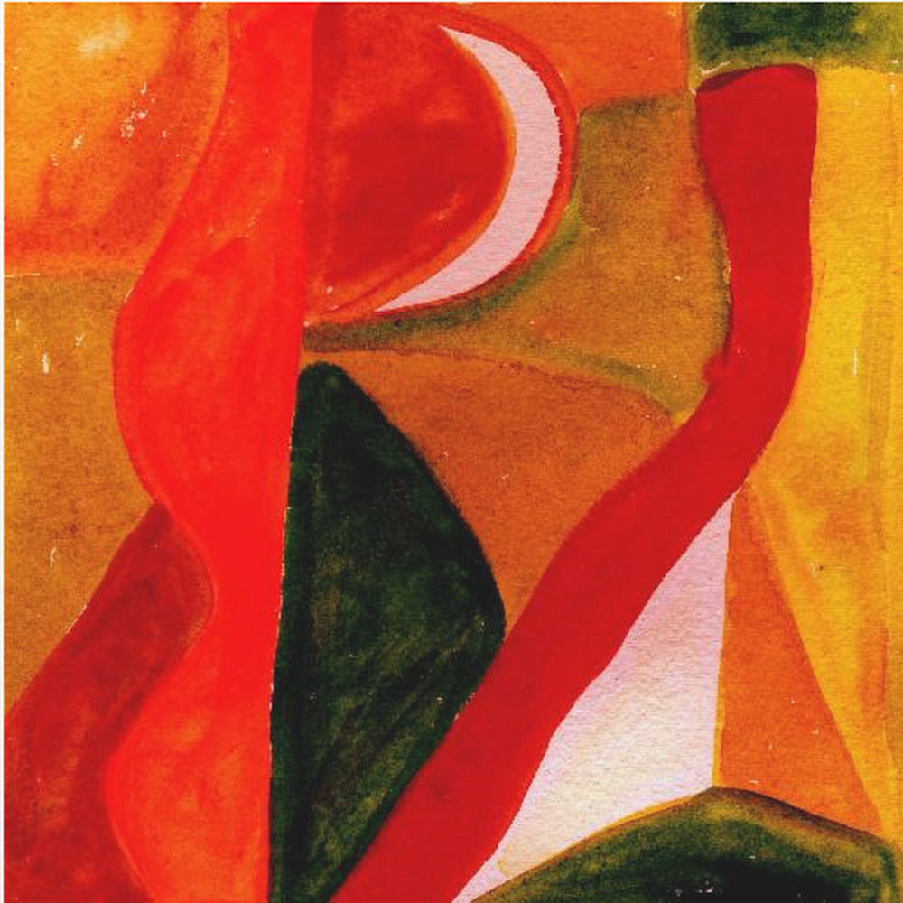 Reds and Golden Abstract | Poster