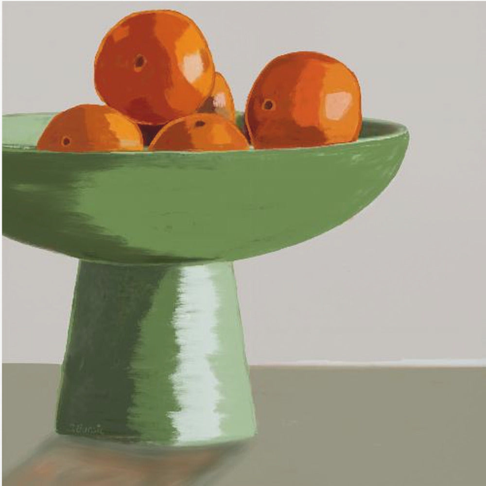 Mandarins in fruit bowl | Poster