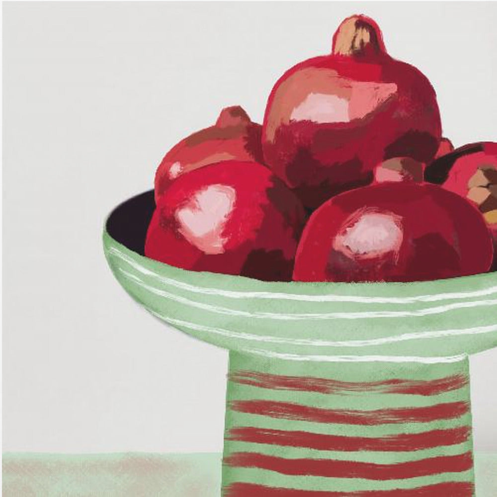 Pomegranates in bowl | Canvas