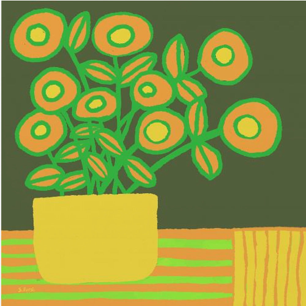 Flowers on table | Canvas