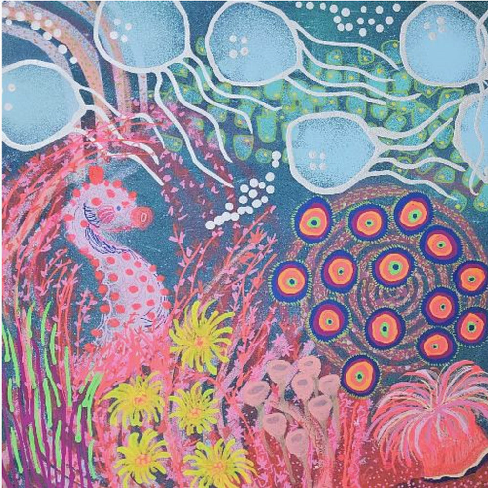 Seahorse In the Rainforest of the Sea | Canvas