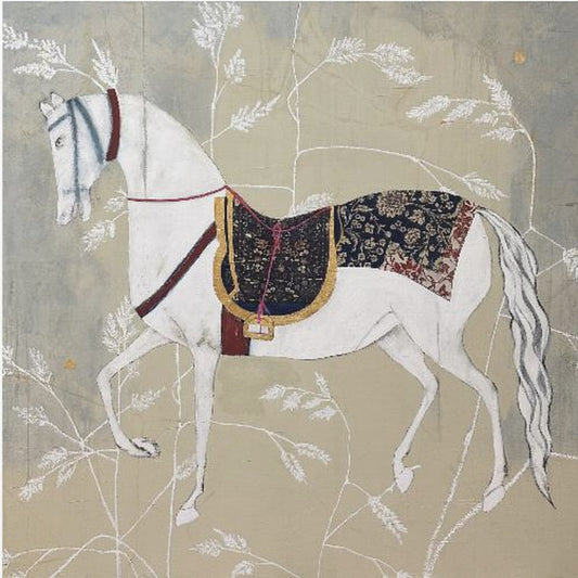 Equestrian Elegance Tapestries of Time Iv | Canvas