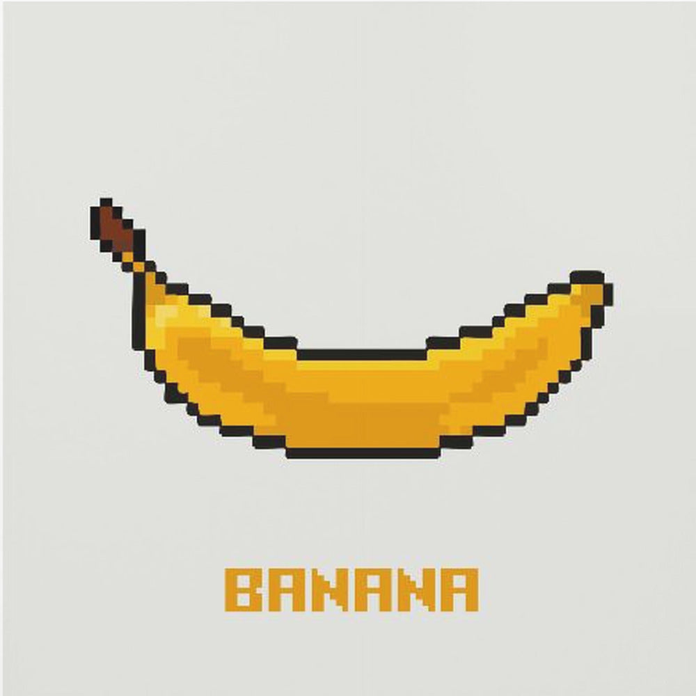 Pixel Fruit - Banana | Poster
