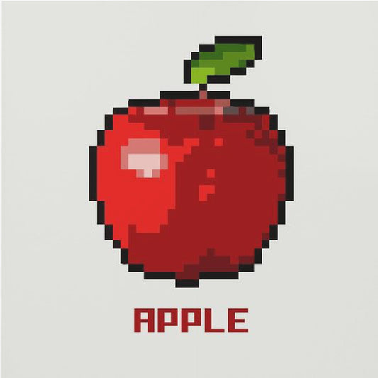 Pixel Fruit - Apple | Canvas