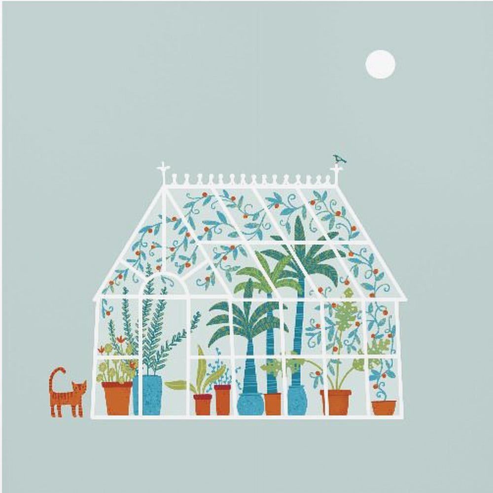 Greenhouse Filled With Diverse Plants | Canvas