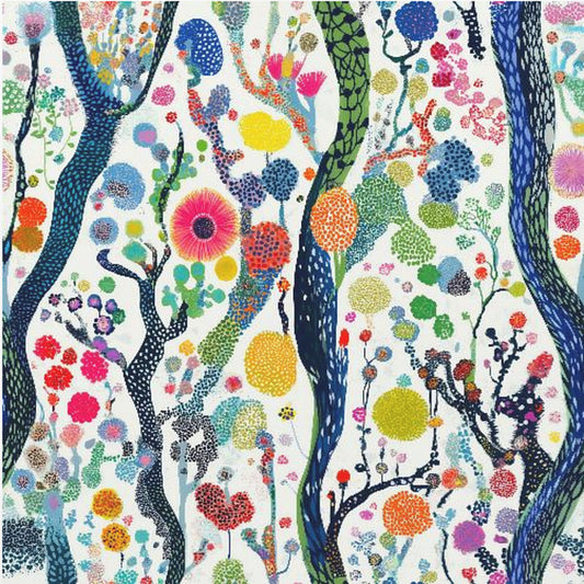 Vibrant Flower Forest | Poster