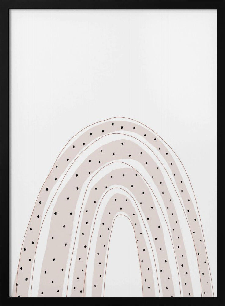 Dotted Arched Elegance | Poster
