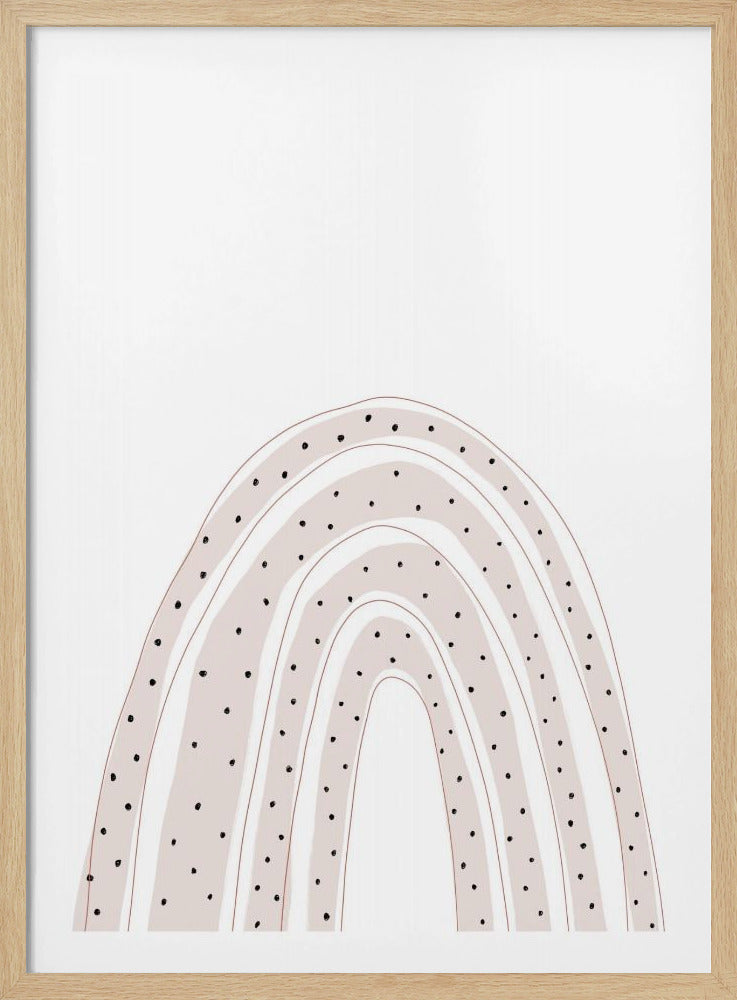 Dotted Arched Elegance | Poster