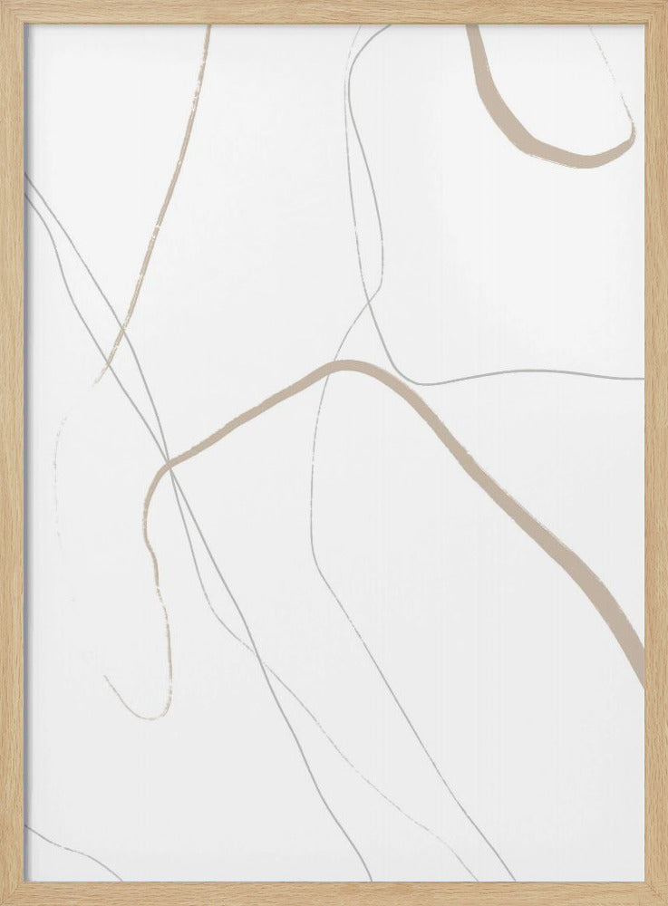 Subtle Flow Lines | Poster