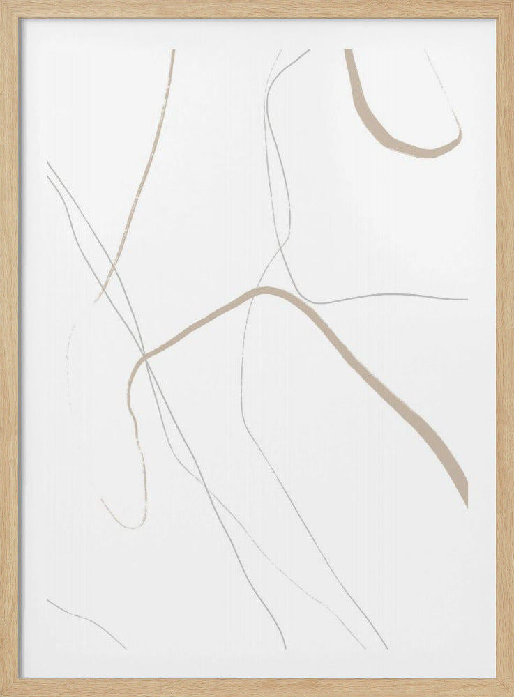 Subtle Flow Lines | Poster
