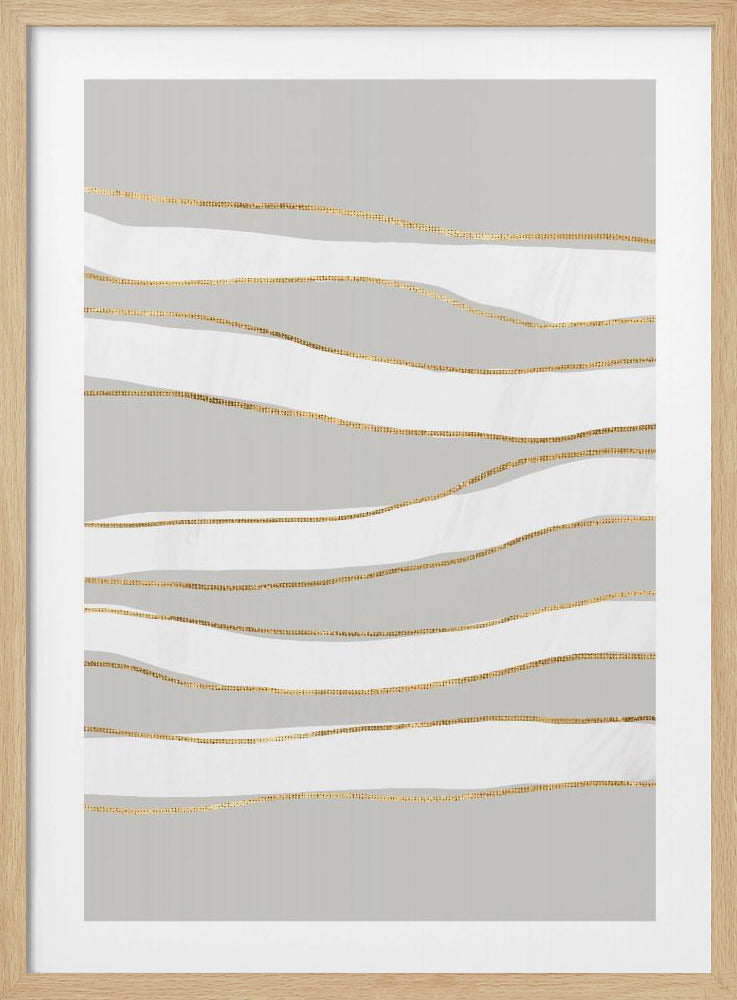 Gilded Waves | Poster