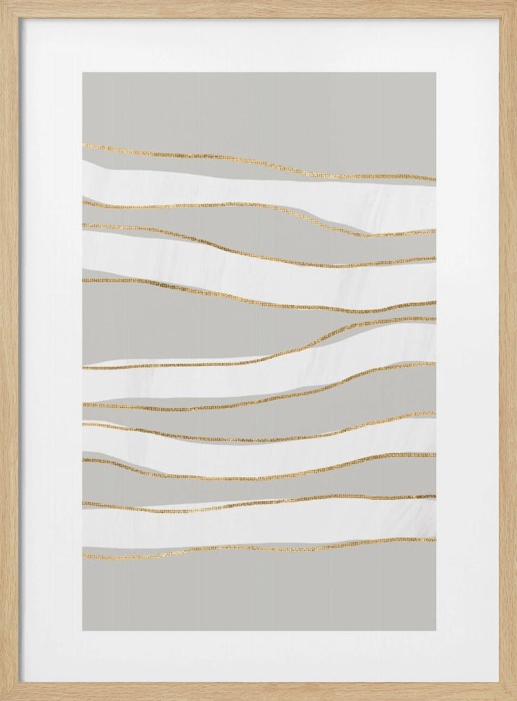 Gilded Waves | Poster