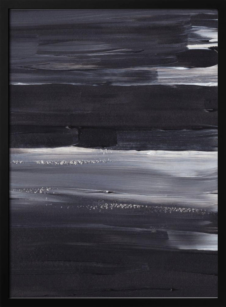 Expressive Monochrome Strokes | Poster