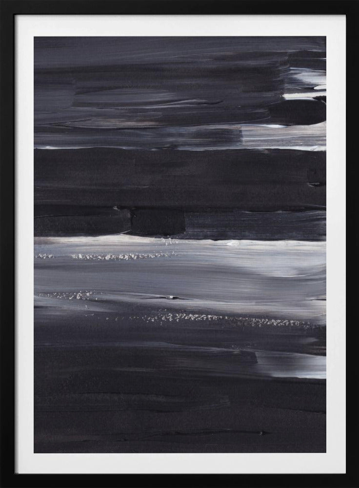 Expressive Monochrome Strokes | Poster