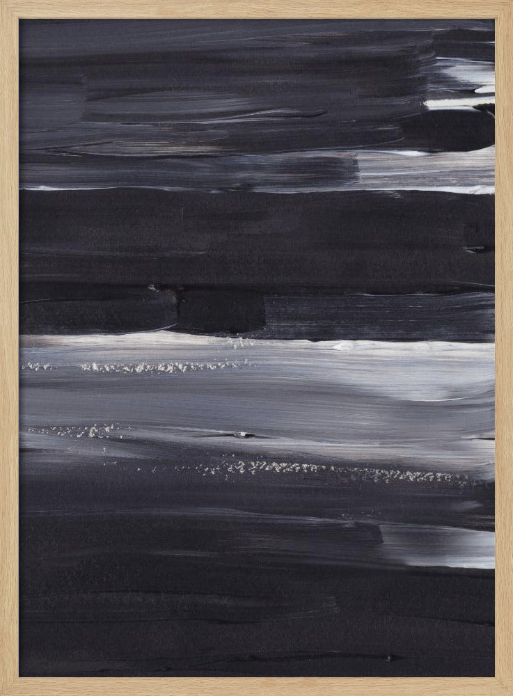 Expressive Monochrome Strokes | Poster