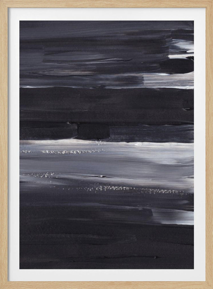 Expressive Monochrome Strokes | Poster