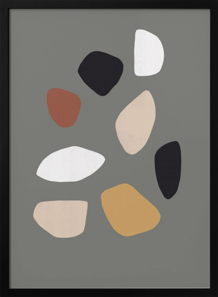 Earthy Shapes Dance | Poster