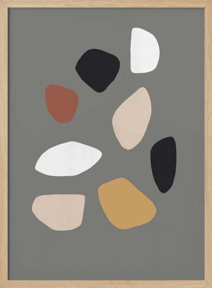 Earthy Shapes Dance | Poster