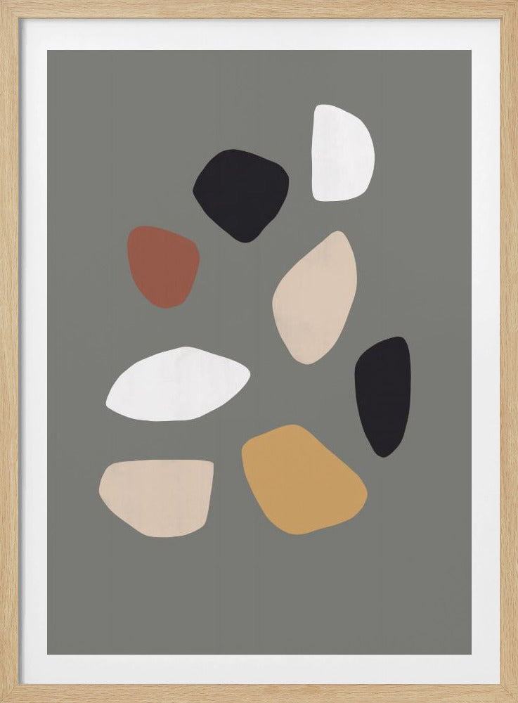 Earthy Shapes Dance | Poster