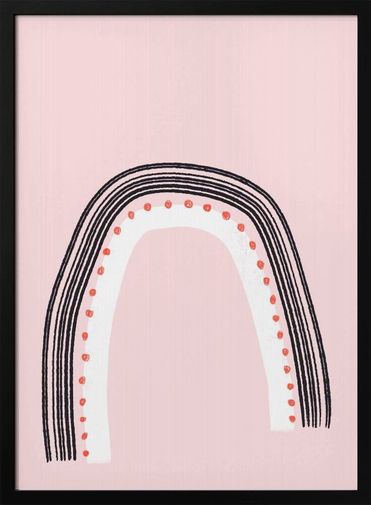 Arch with Black Lines | Poster