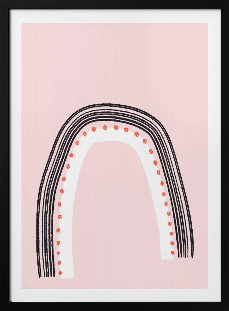 Arch with Black Lines | Poster