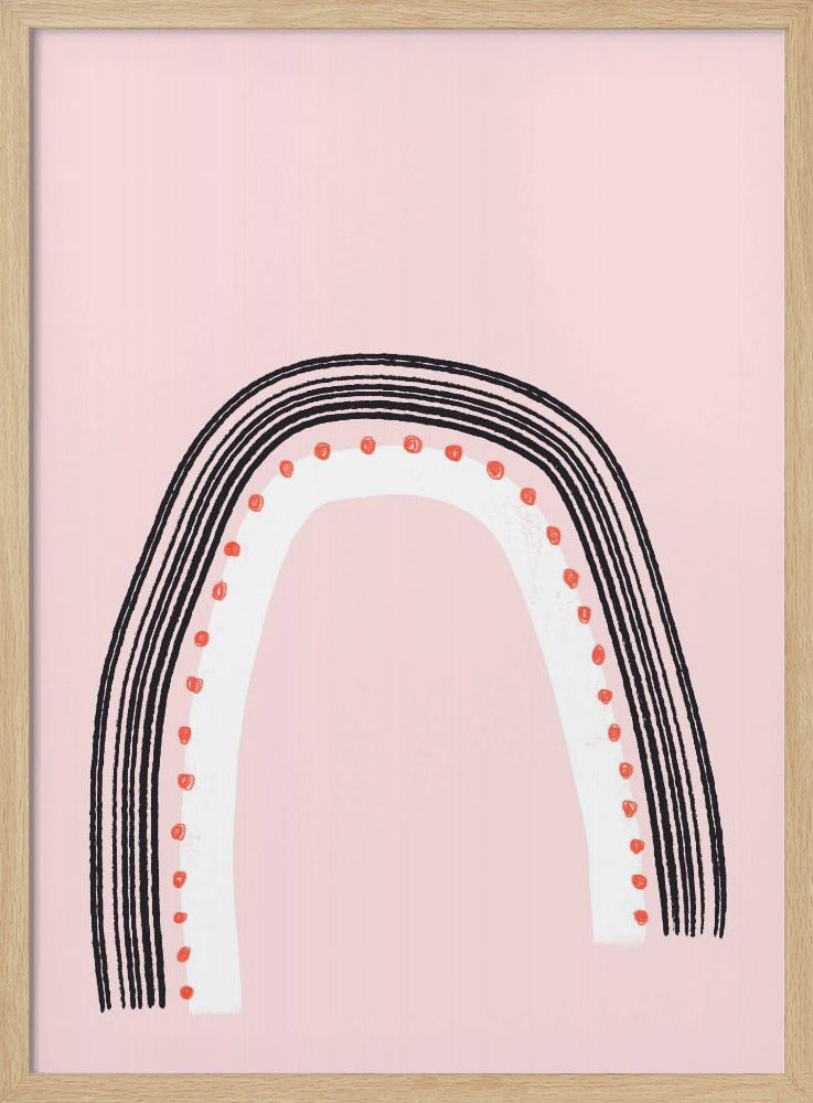 Arch with Black Lines | Poster