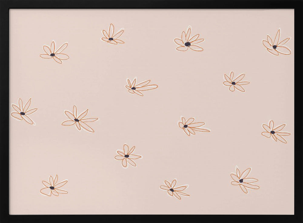 Minimalist Daisy Patterns | Poster