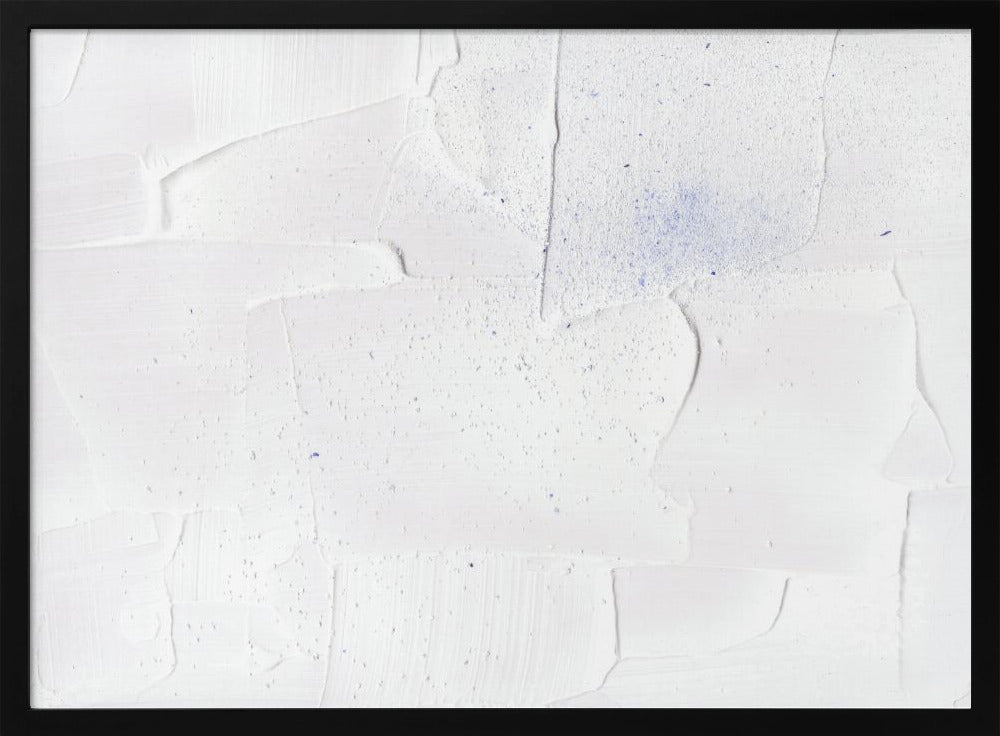 White Calm Textured | Poster