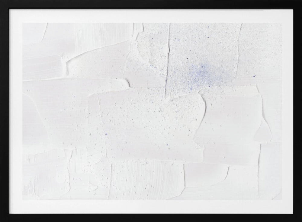 White Calm Textured | Poster