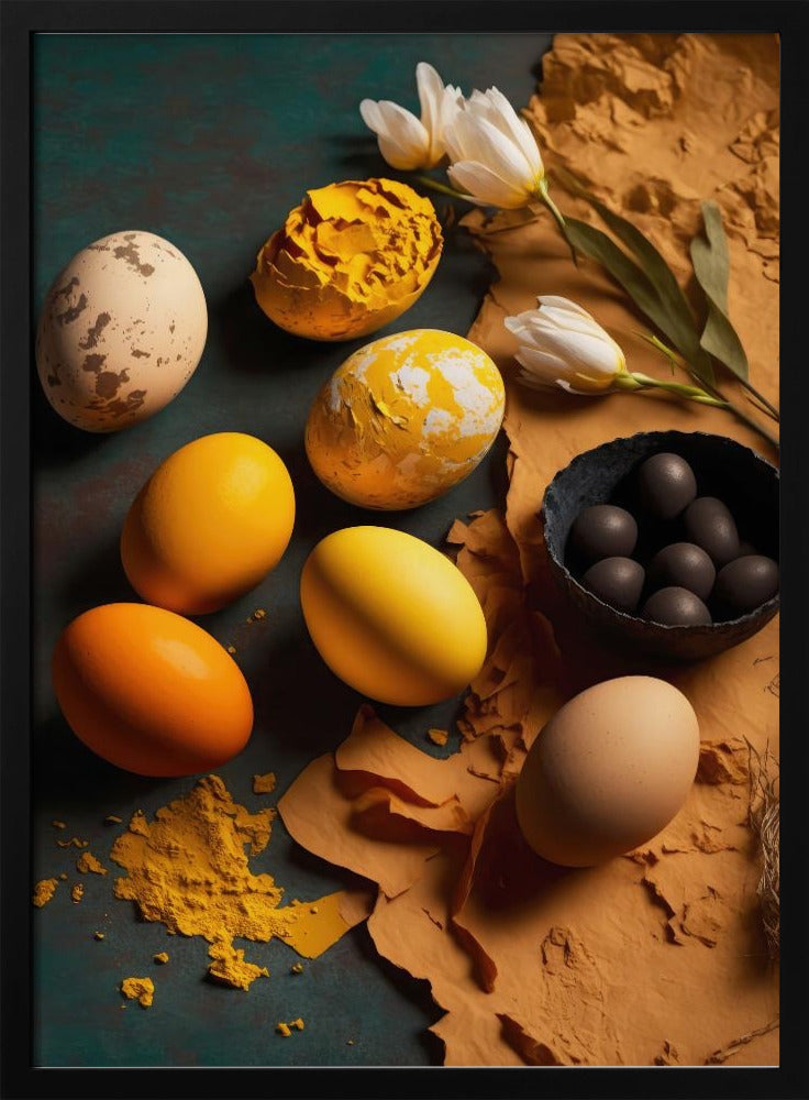 Eggs and Petals Harmony | Poster