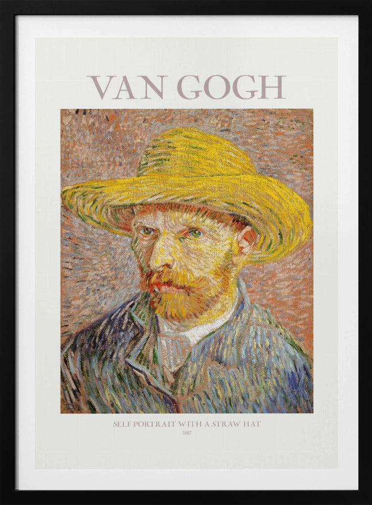 Self Portrait With Straw Hat | Poster
