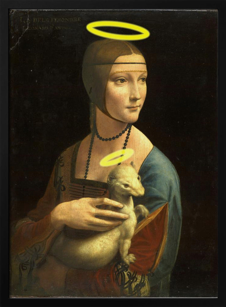 Lady with a halo | Poster