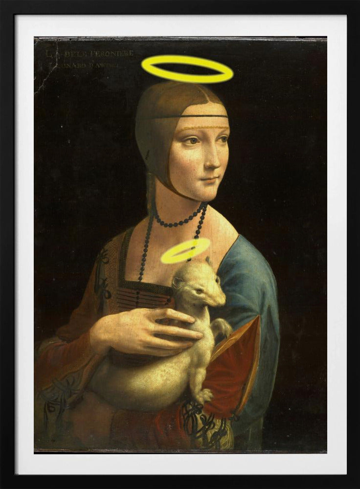 Lady with a halo | Poster