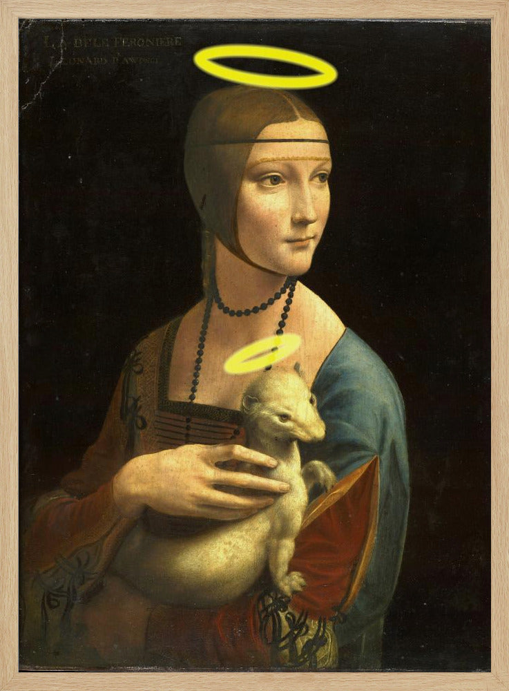 Lady with a halo | Poster