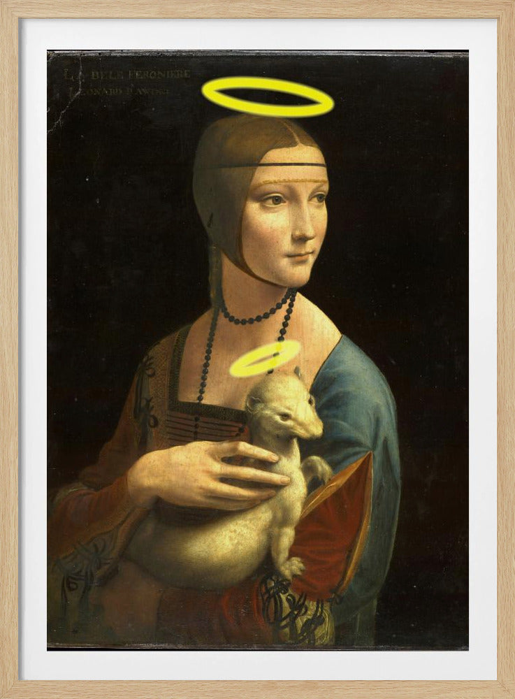 Lady with a halo | Poster