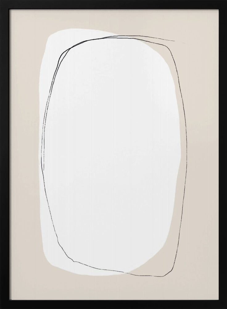 Layered Oval Shapes | Poster