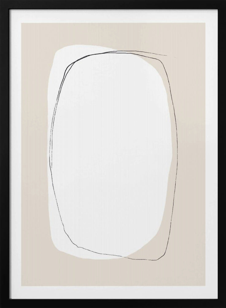 Layered Oval Shapes | Poster