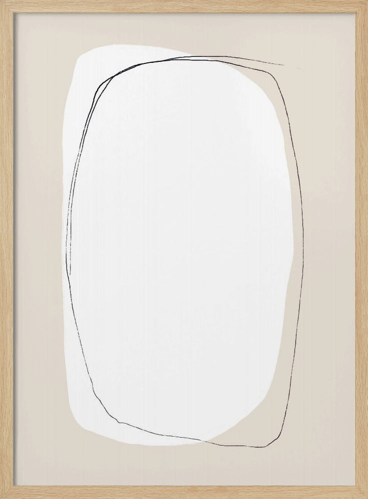 Layered Oval Shapes | Poster