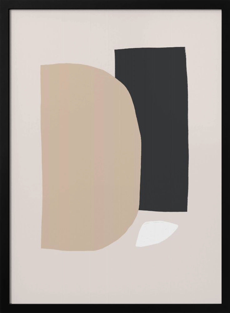 Geometric Shapes In Neutral Tones | Poster